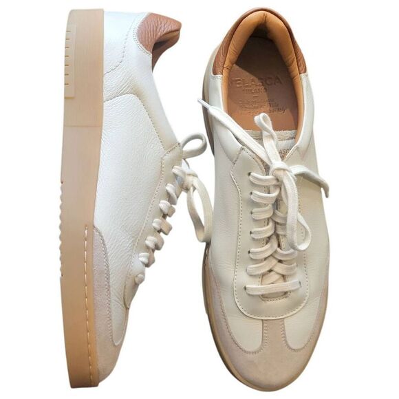 No Brand Other - NEW Velasca Sneakers Men's 9 42 Cream Ciciarun Calf Leather Suede Low Top